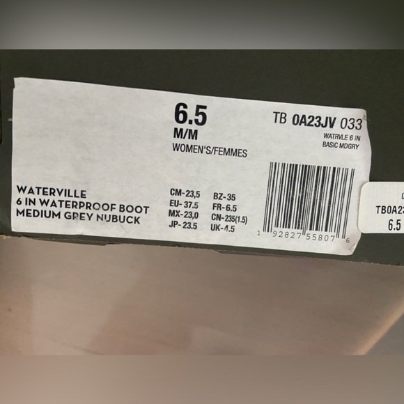 TIMBERLAND WATERVILLE 6-INCH WATERPROOF BOOTS - Picture 9 of 9